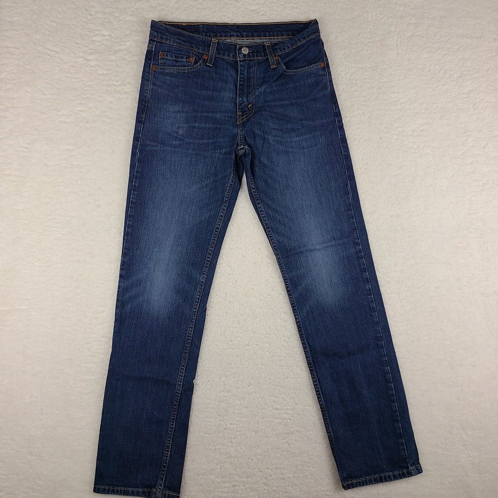 Levi's 511 Jeans Mens 30x32 Blue Slim Fit Dark Wash Denim Fits 30x30